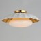 Maxim Lighting Primrose 1-Light Flush Mount, Matte White/Gold Leaf 18059MWGL - alternate 3